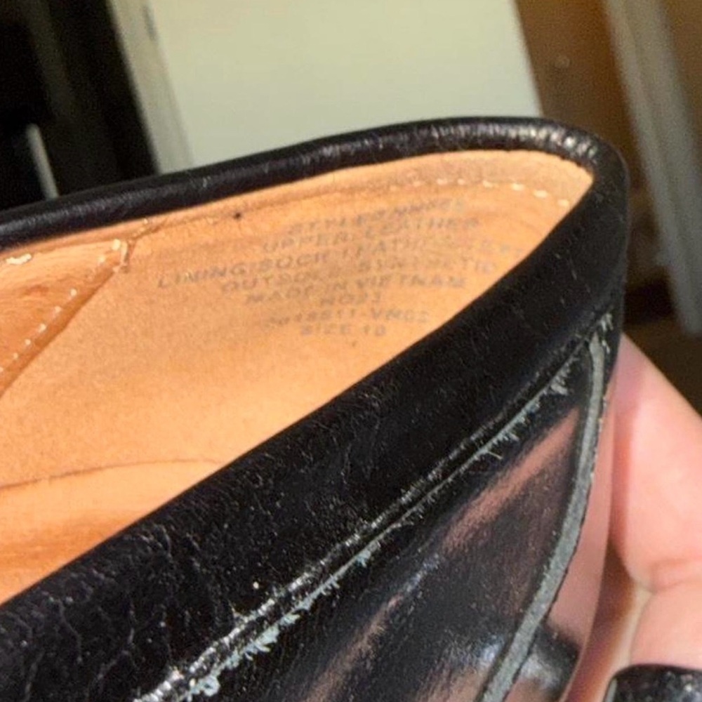 Madewell Black Loafers with Gold Horse-bit Accent - Picture 4 of 4